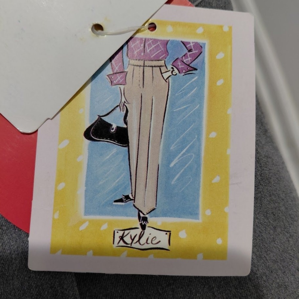 Liz Claiborne Kylie Gray Pleated High Rise Straight Leg Dress Pants Womens 6 NEW - Picture 8 of 14